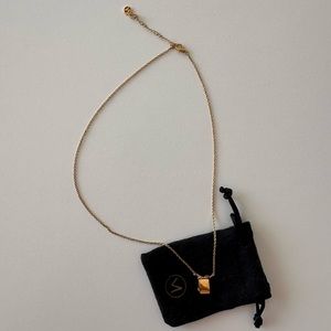 Mejuri gold vermeil pendant necklace
